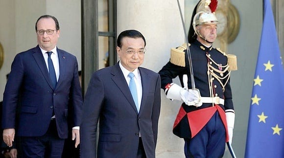 China's pledge in Paris
