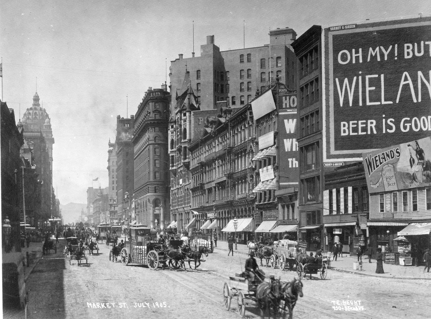 Archive find: 100-year-old photos of Market Street's public past — and  plans for its future