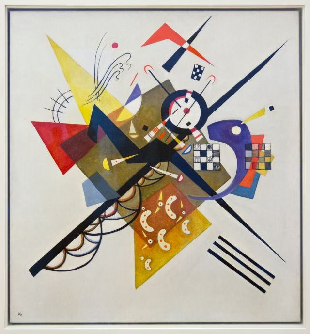 Auf Weiss II de Kandinsky