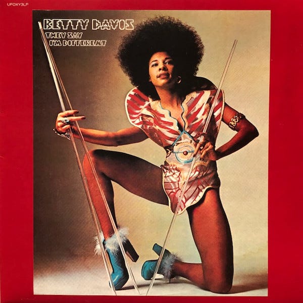 Betty Davis Album Cover They Say I'm Different