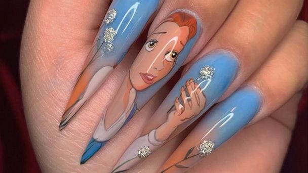Give yourself a magical manicure with this Disney nail art | GMA