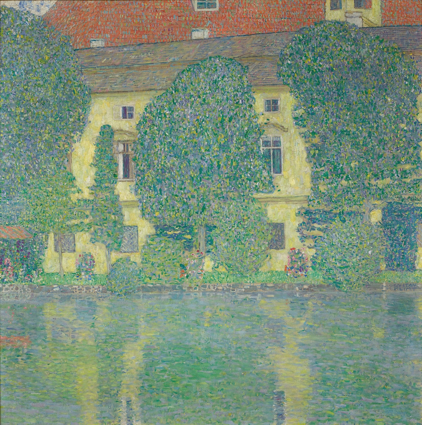 Schloss Kammer am Attersee III (1909-1910) by Gustav Klimt