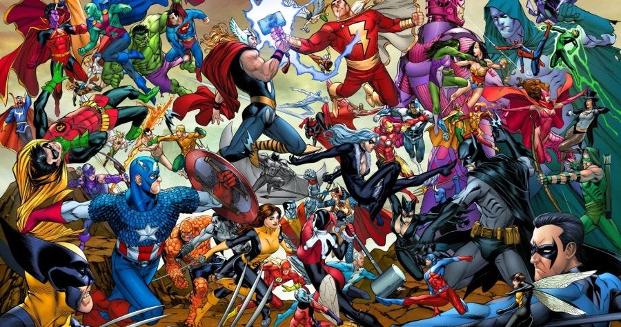 Image result for marvel vs dc locations"