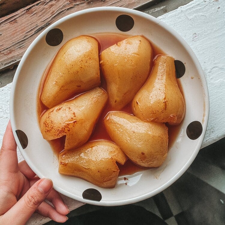 Poached Pears (pg. 255)