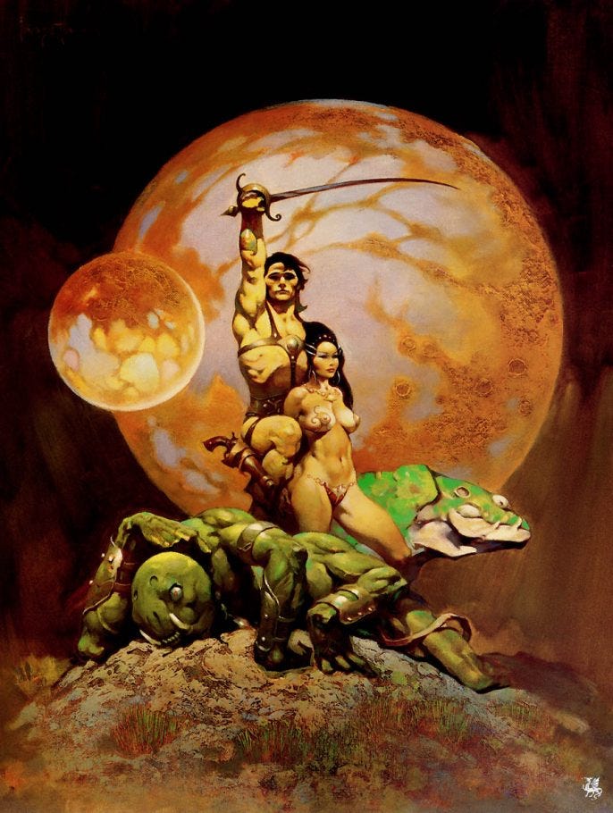 Geek-Art || Art by Frank Frazetta