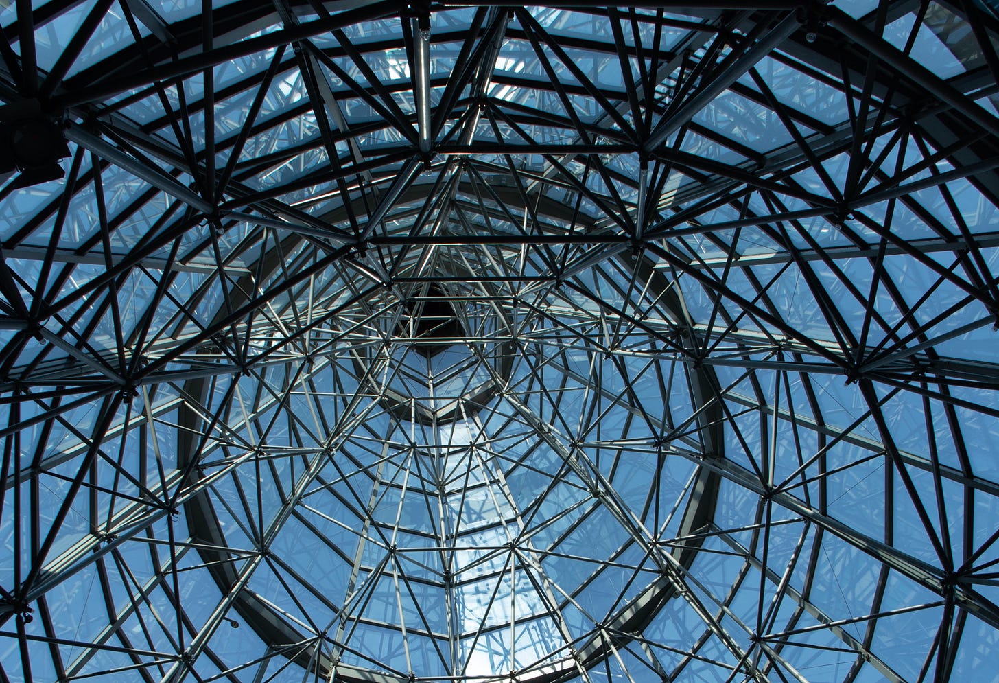 Image of a circular supporting structure made of metal