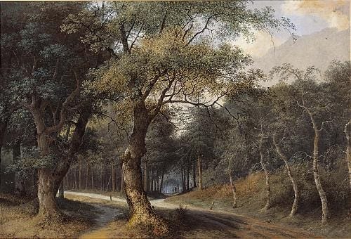 A path through a forest by Joseph Augustus Knip on artnet