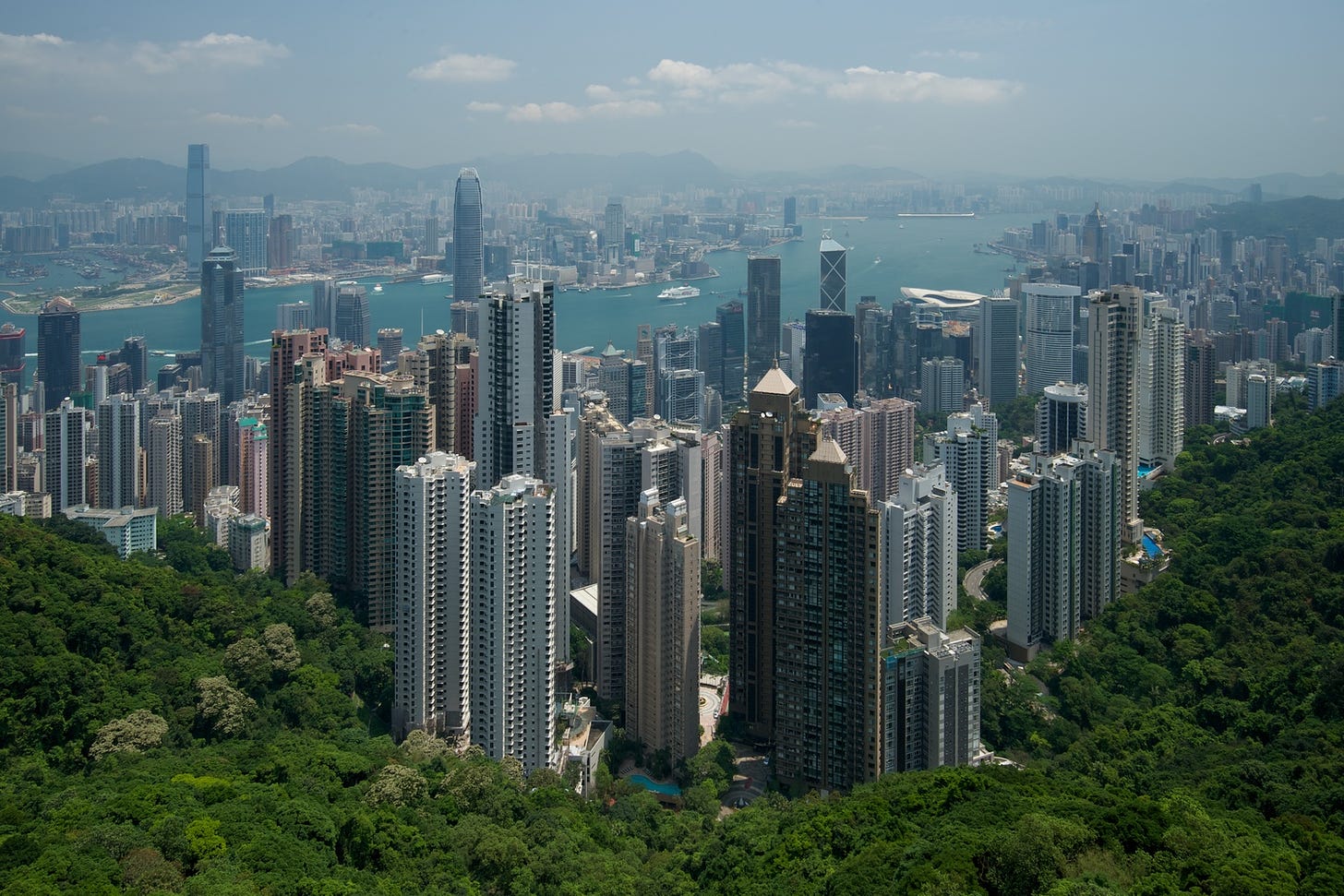 Victoria Harbour from the Peak
