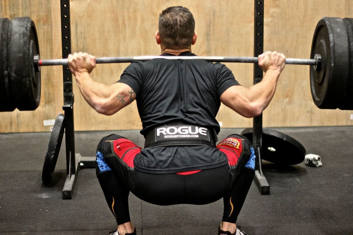 Back Squat 4-4-4-4-4 & FT: Rows, Back Squats and Lateral Burpee (Over Barbell) | SNORIDGE CROSSFIT