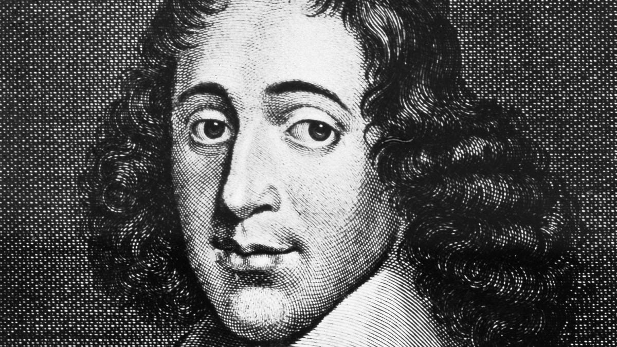 Illustration of Baruch Spinoza