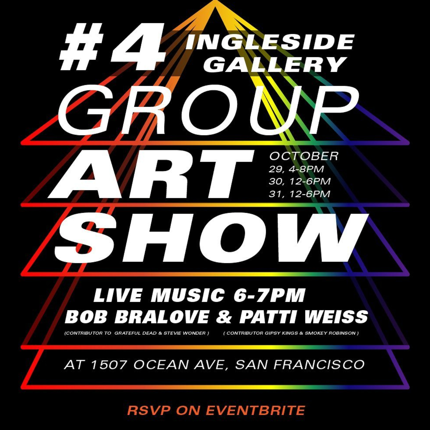 Poster announcing the Group Art Show. 