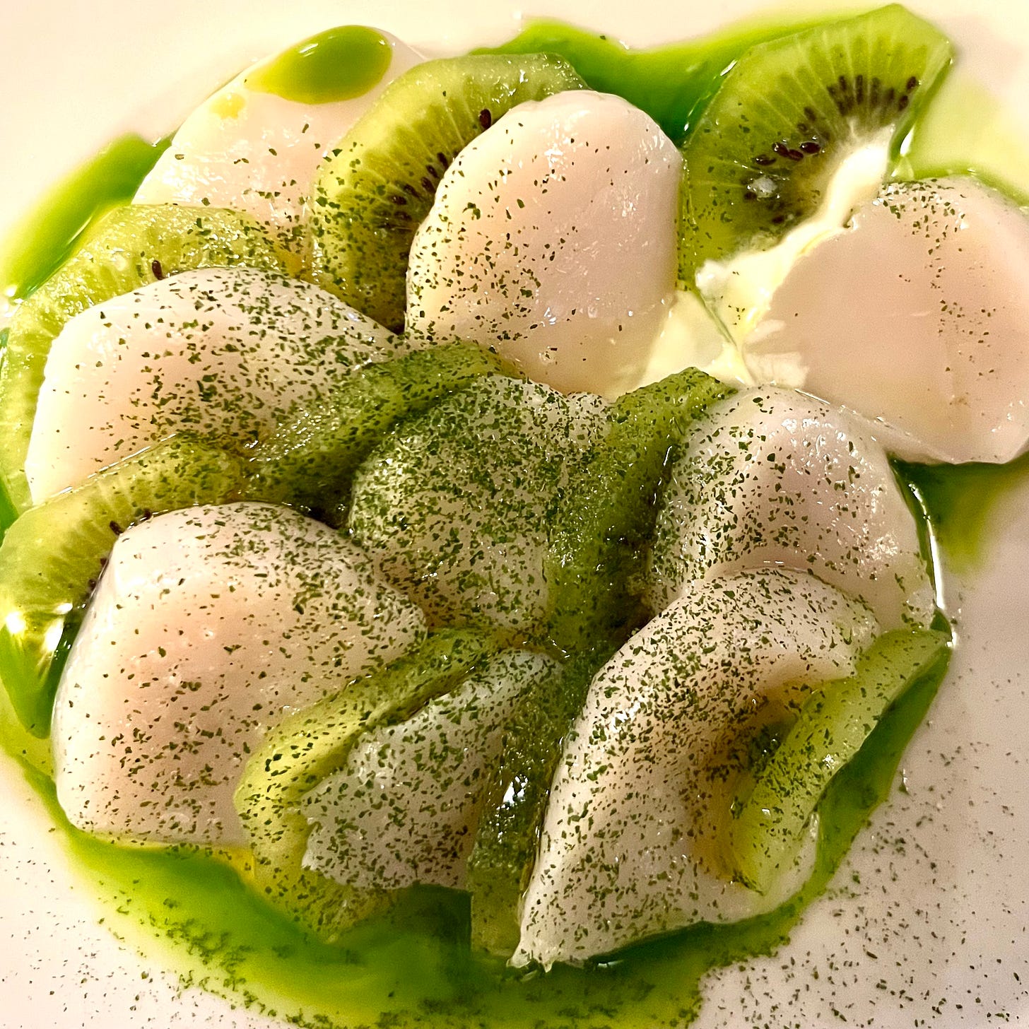 Sea scallops at Café Deux Gares restaurant in Paris | Paris by Mouth