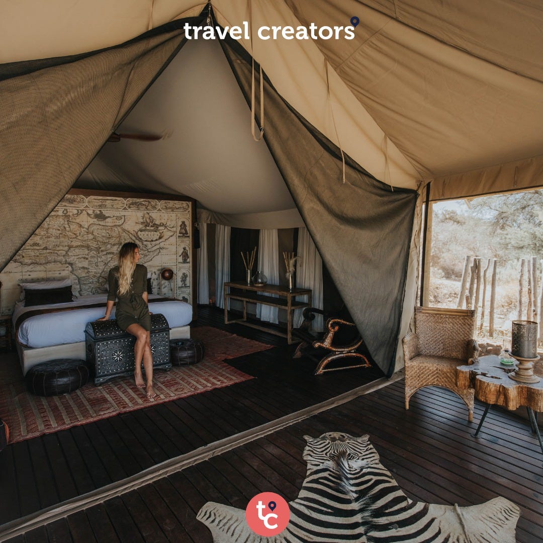 May be an image of 1 person and text that says "travel creators"