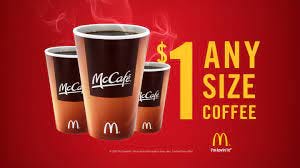 One Dollar Any Size Coffee McDonalds Imágenes por Dorelle | Imágenes  españoles imágenes