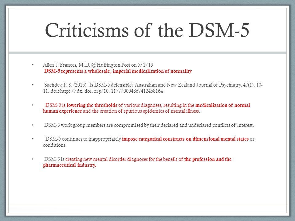 An Introduction to the DSM-5 - ppt download
