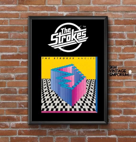 The Strokes - Angles Album Artwork Poster Print: Sizes A3-A0 (Free UK  Postage)(Worldwide Shipping) #TheStrokesArt #Band… | Poster prints, Rock  posters, Band posters