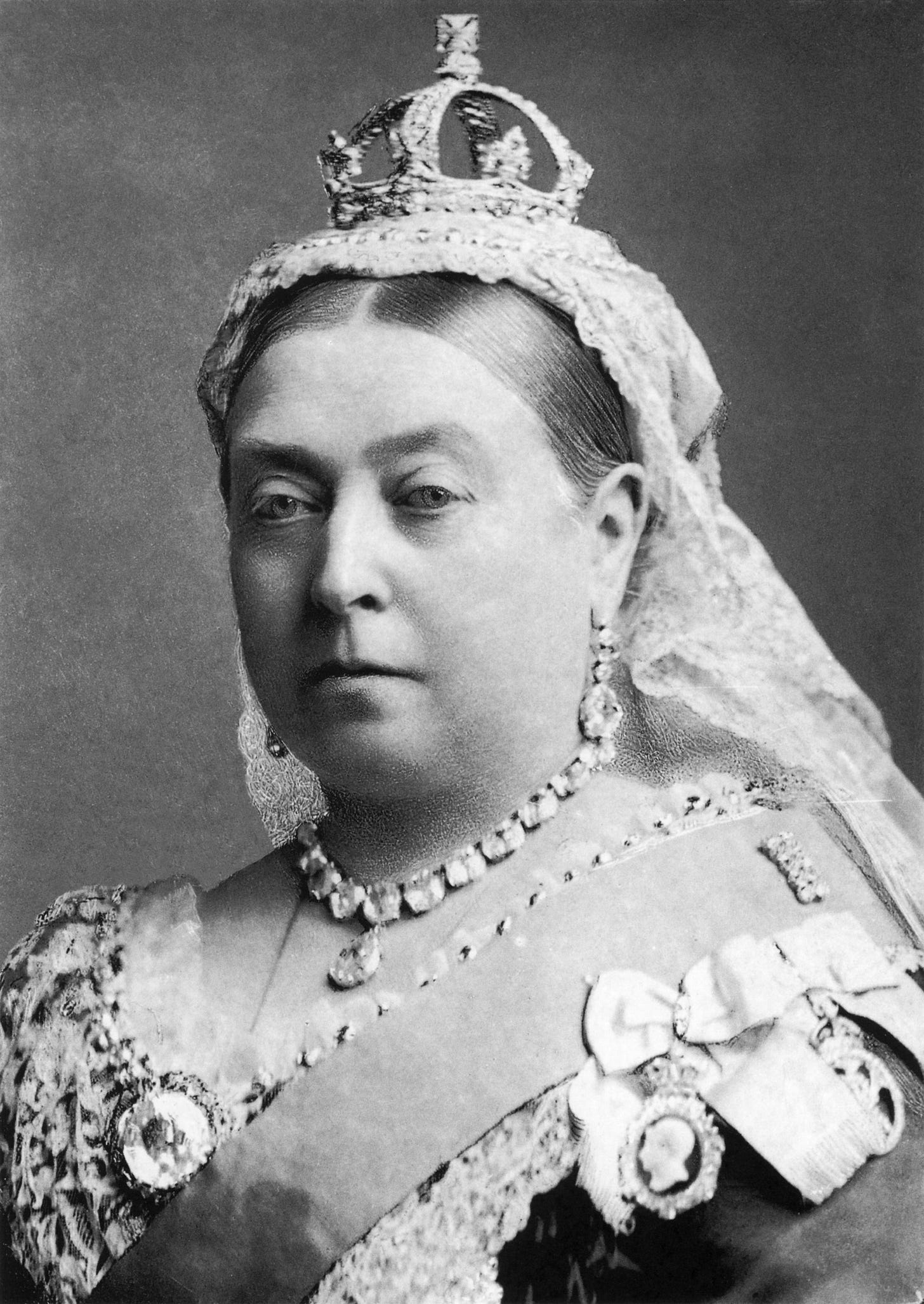 Queen Victoria looking all regal and mad