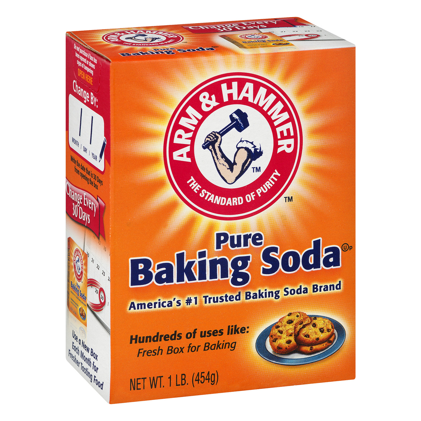 4 Pack) Arm & Hammer Pure Baking Soda, 1 lb - Walmart.com