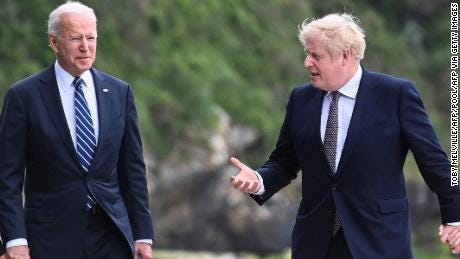 Robertson: Boris Johnson&#39;s reaction shows he wants Biden to like him - CNN  Video