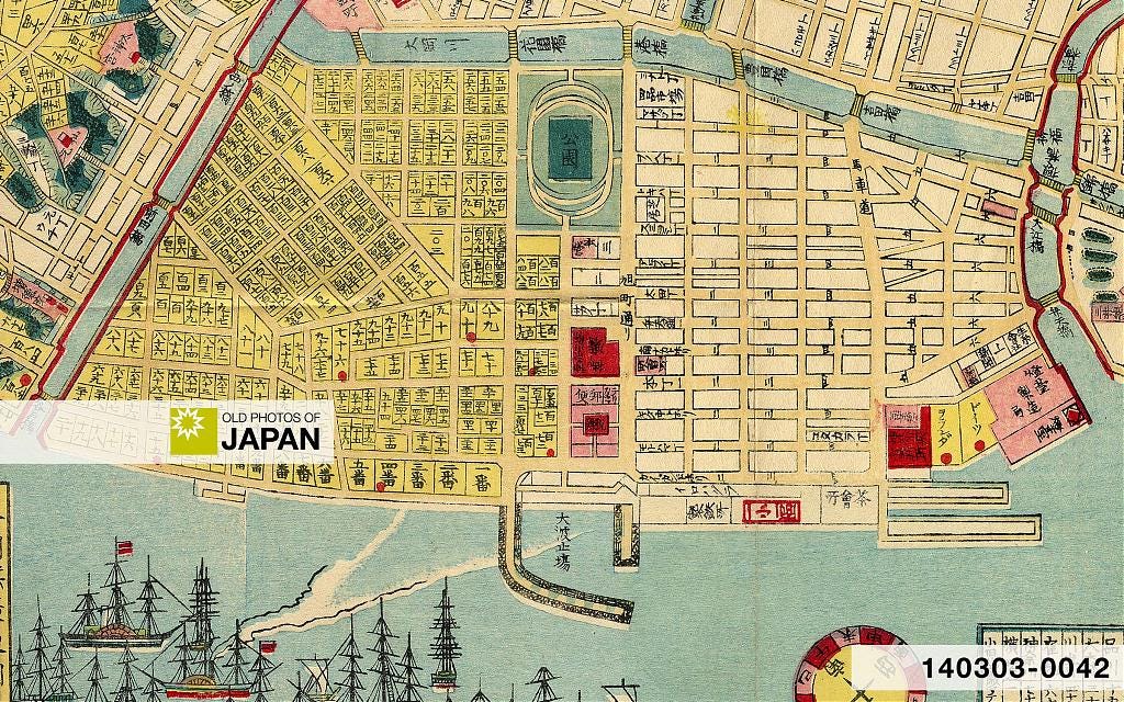140303-0042 - Map of Yokohama 1878