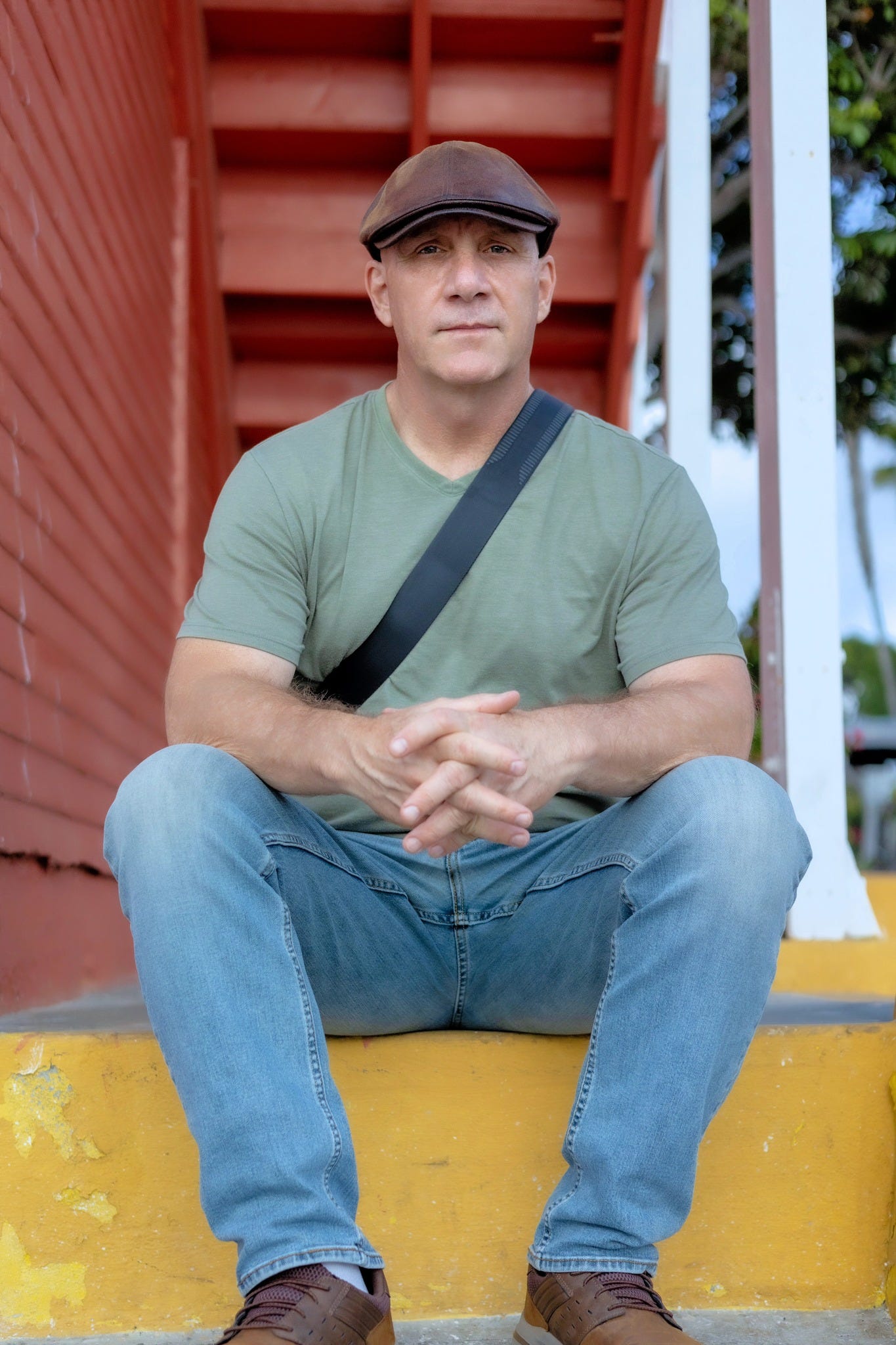 Photograph of Matthew Moran in Marina del Rey taken by Debbie Levy