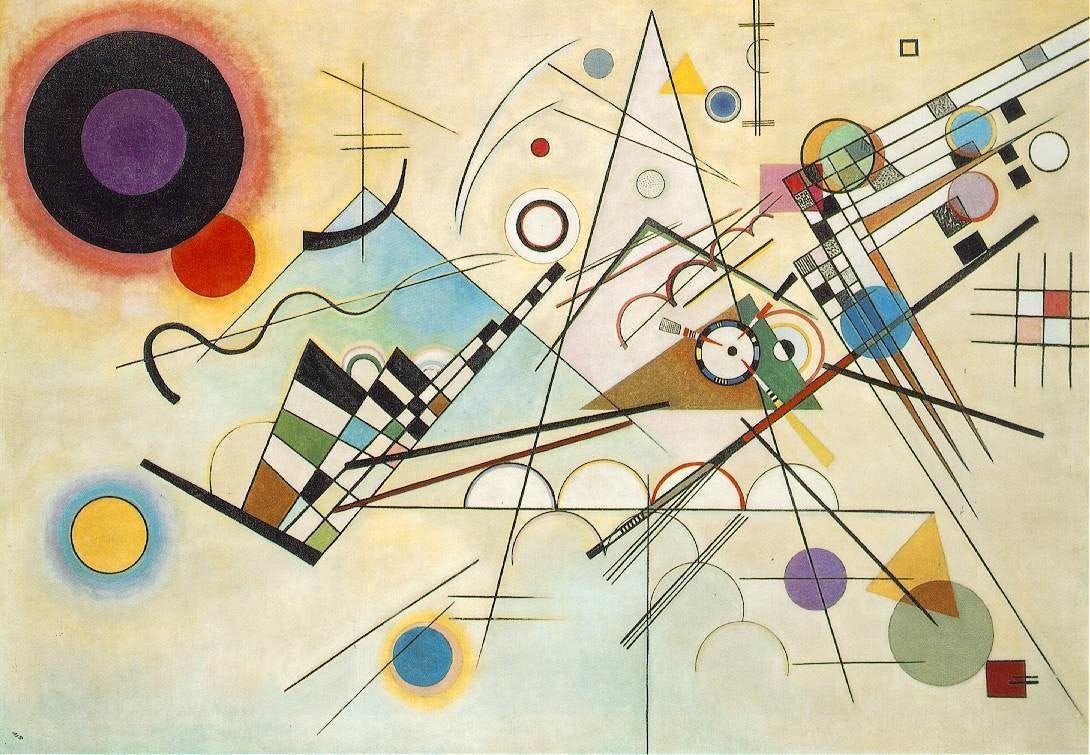 Artwork Title: Composition VIII - Artist Name: Wassily Kandinsky
