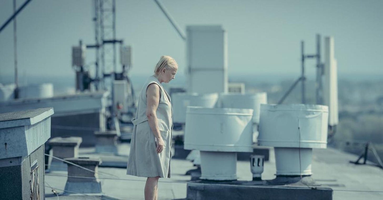 Woman on the Roof