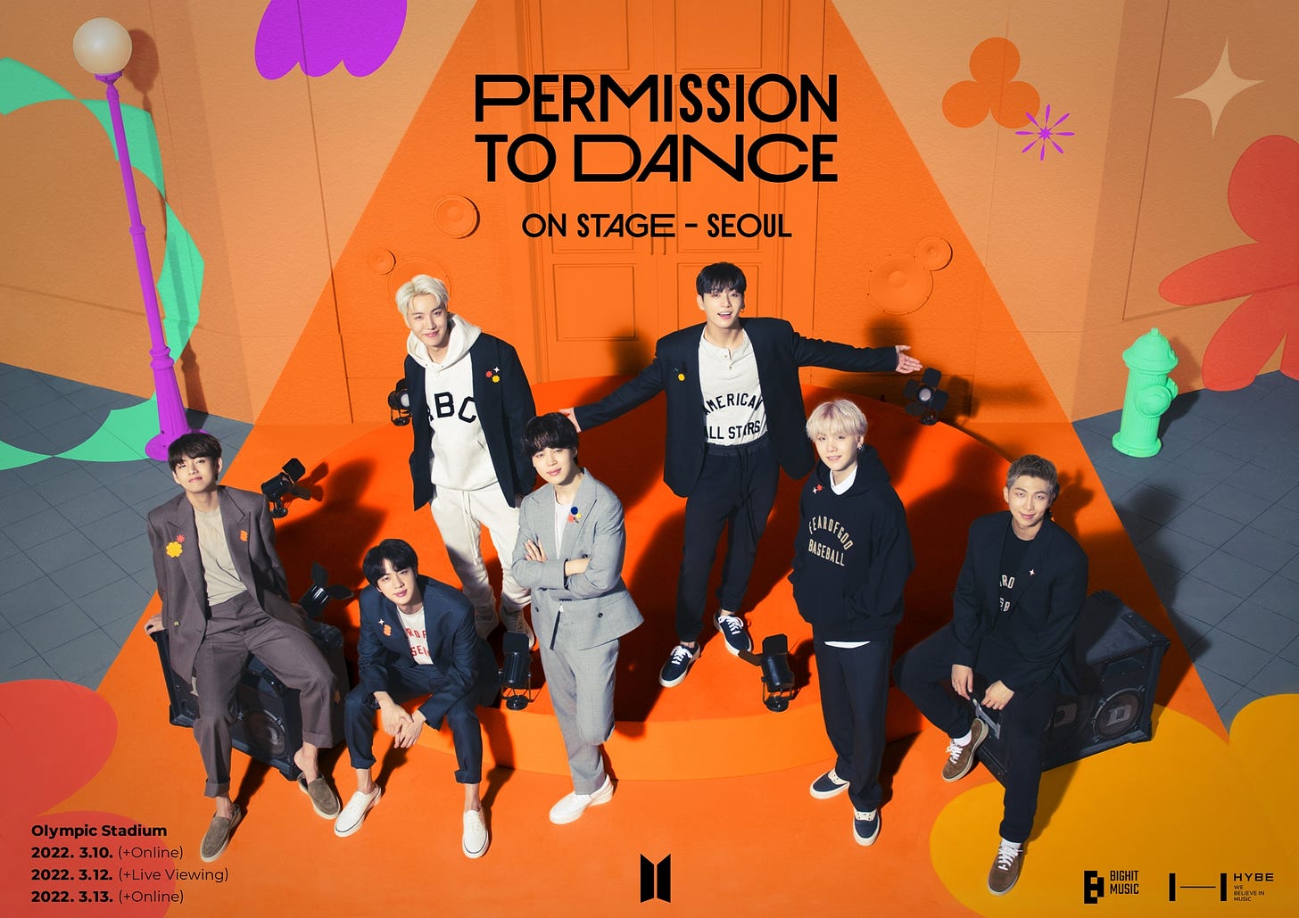 방탄소년단, 3월 'BTS PERMISSION TO DANCE ON STAGE' 서울 콘서트 개최 :: 스타데일리뉴스