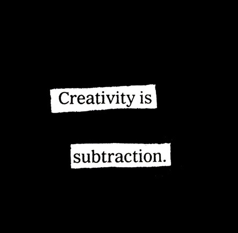 Creativity is Subtraction — MEL | Dallas Lifestyle + Geek Blogger