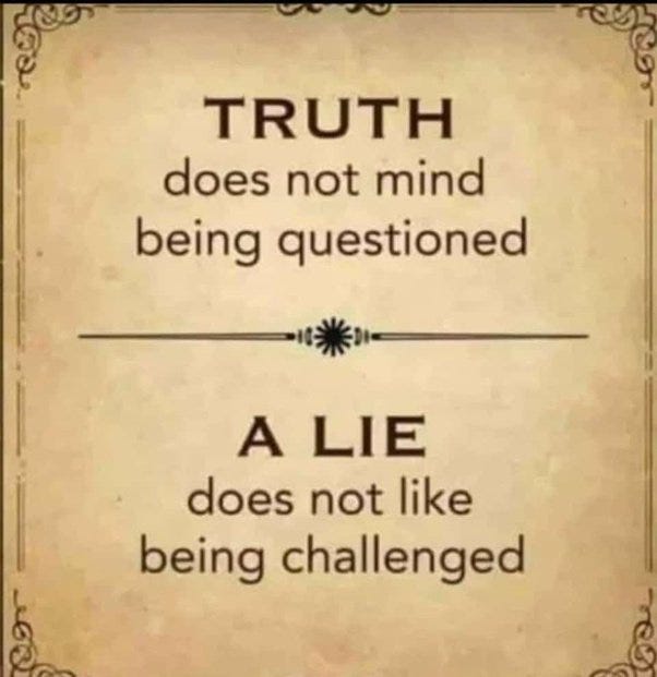 truth versus lies