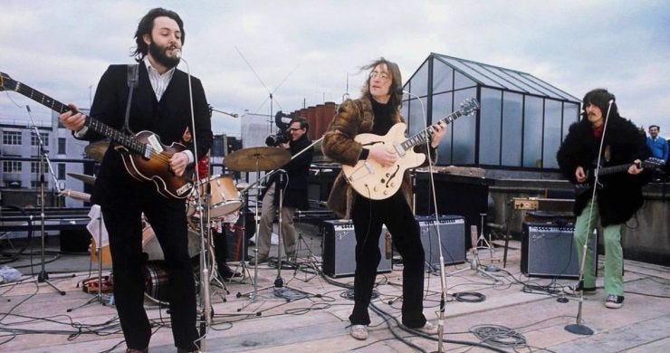 Watch The Beatles&#39; Surprise Rooftop Performance, Played On This Day In 1969  [Video]