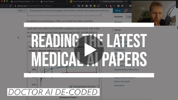 Doctor reacts to latest medical AI research papers | January 2020