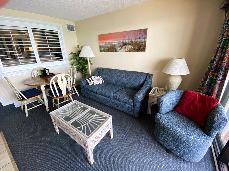 Beach Colony Resort Review: Living Room