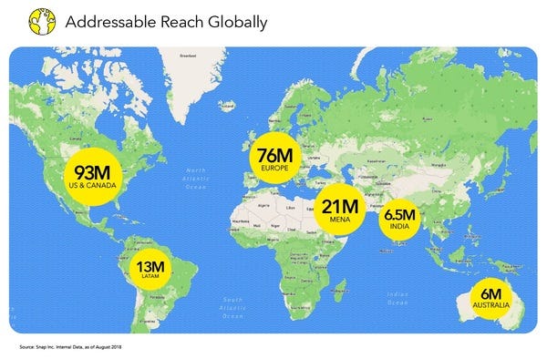 Reaching Snapchatters Around the Globe  - Credit: Snap Inc.