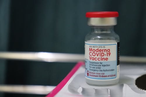 A Moderna Covid Vaccine