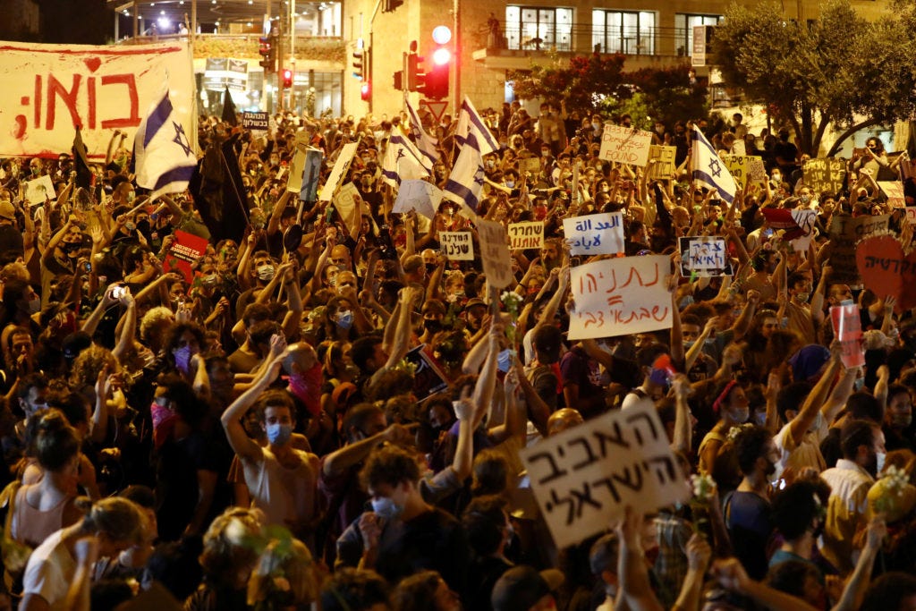 Coronavirus crisis sparks a young Israeli protest movement | PBS NewsHour