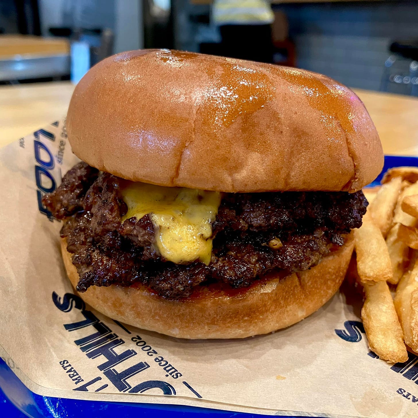 May be an image of burger