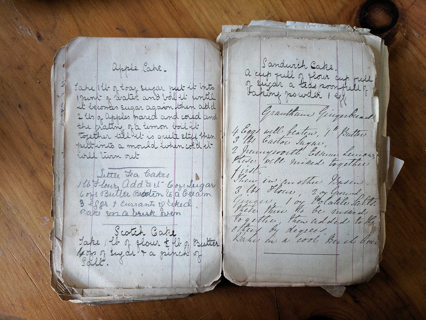 old english recipe book
