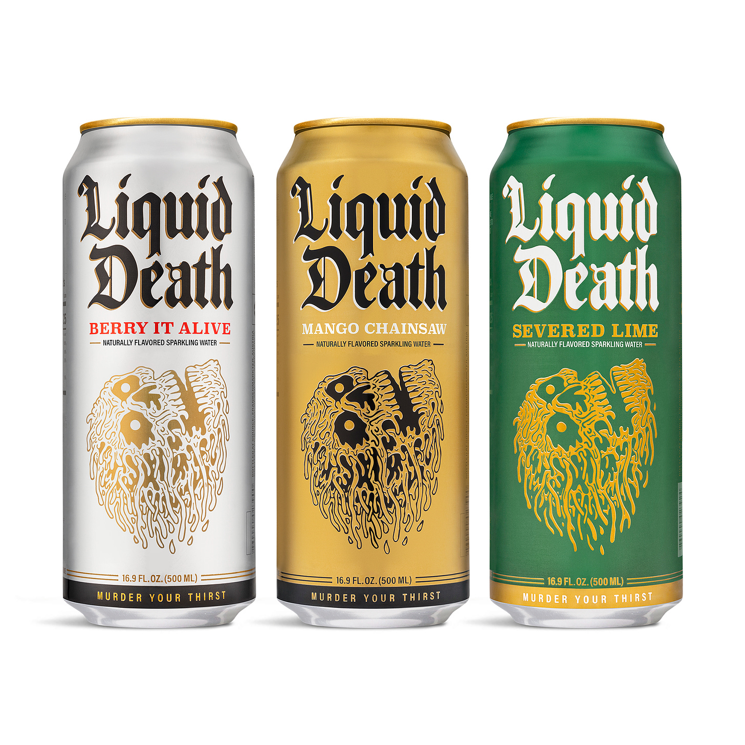 Liquid Death Announces Line Of Flavored Sparkling Water, Keeps The  Packaging Hard AF | Dieline - Design, Branding & Packaging Inspiration