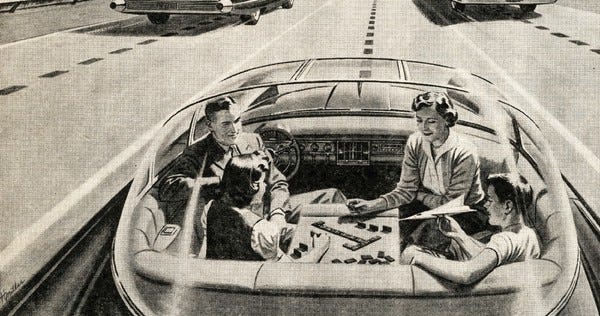 The 100-year history of self driving cars.