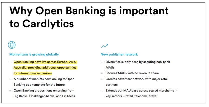 Cardlytics ($CDLX): Open Banking (The Free Option on the Hidden Potential Cash Cow), Austin Swanson, Swany407, Dosh, Bridg, Entertainment, Nectar Connect, TopCashback