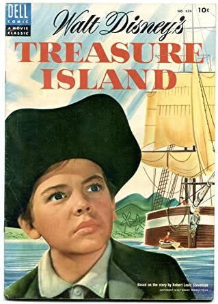 Cover art for the Dell Four Color Comics adaptation of Treasure Island