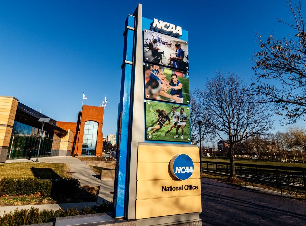 National Collegiate Athletic Association Headquarters. The NCAA regulates  athletic programs of many colleges and universities II - Black Enterprise