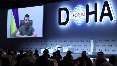 Zelensky seeks more energy exports at Doha summit