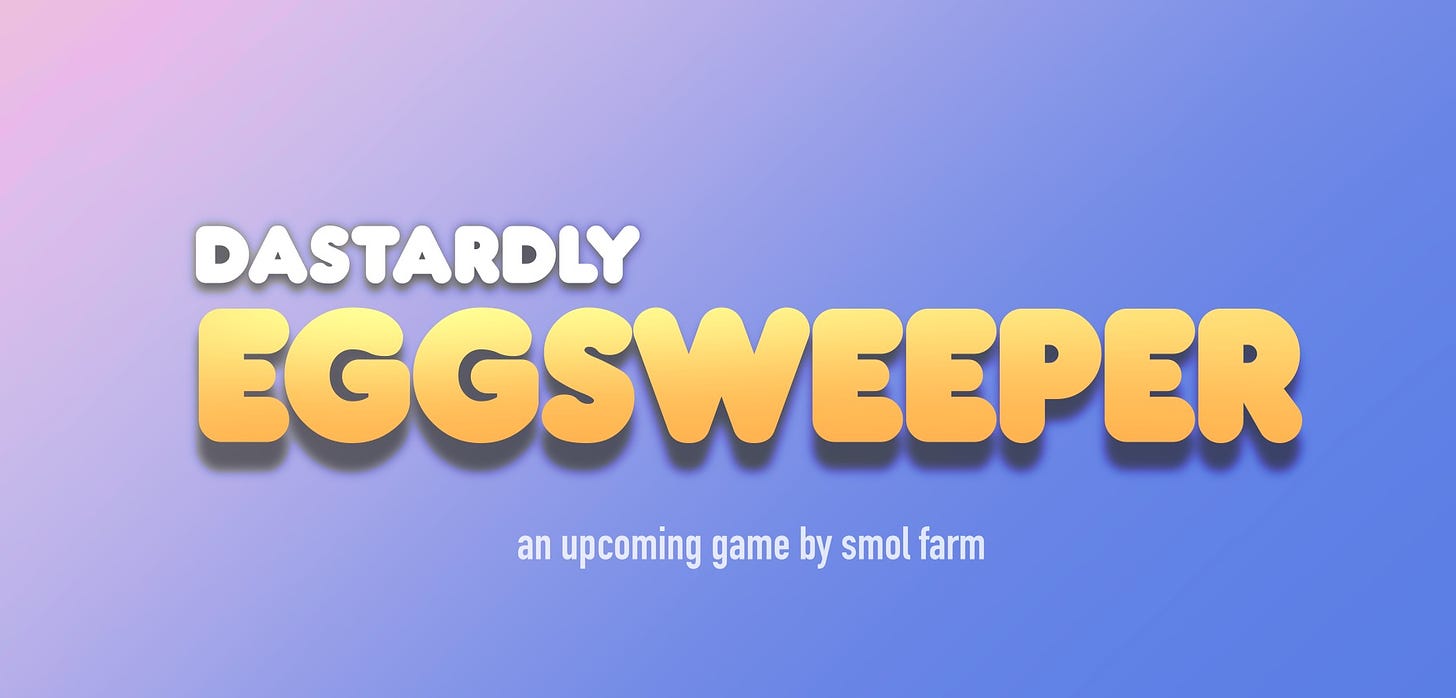 The logo for Dastardly Eggsweeper