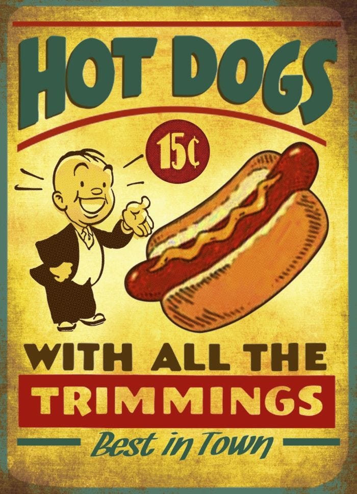 34 best hot dog signs images on Pinterest