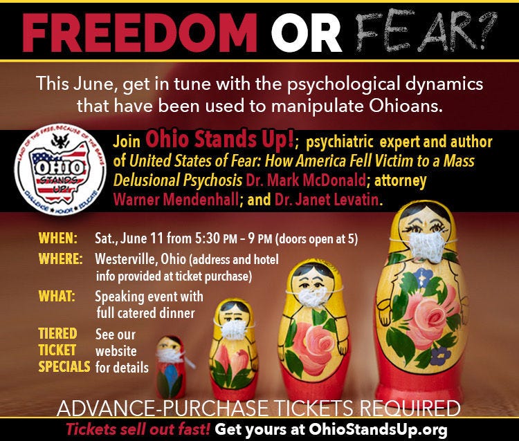 Freedom or Fear - June event