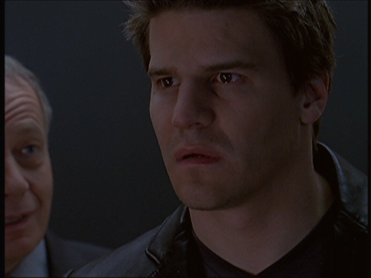 Angel starring David Boreanaz, Charisma Carpenter and Alexis Denisof. Click here to check it out.