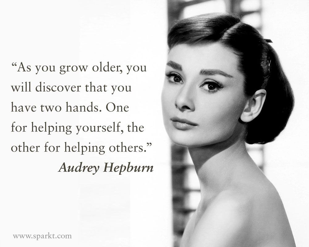 Pin by Sparkt on Inspirational Quotes | Audrey hepburn quotes happy, Audrey  hepburn quotes, Aubrey hepburn