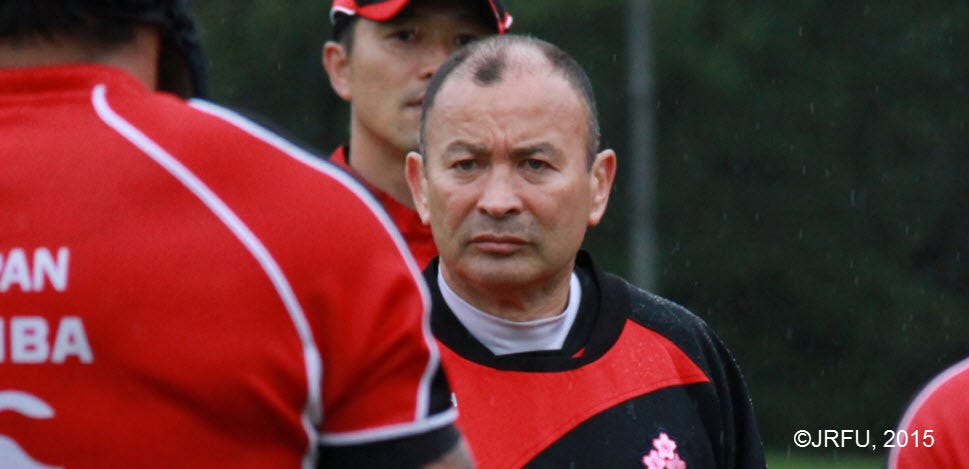 Eddie Jones, head coach of the Japan national rugby team